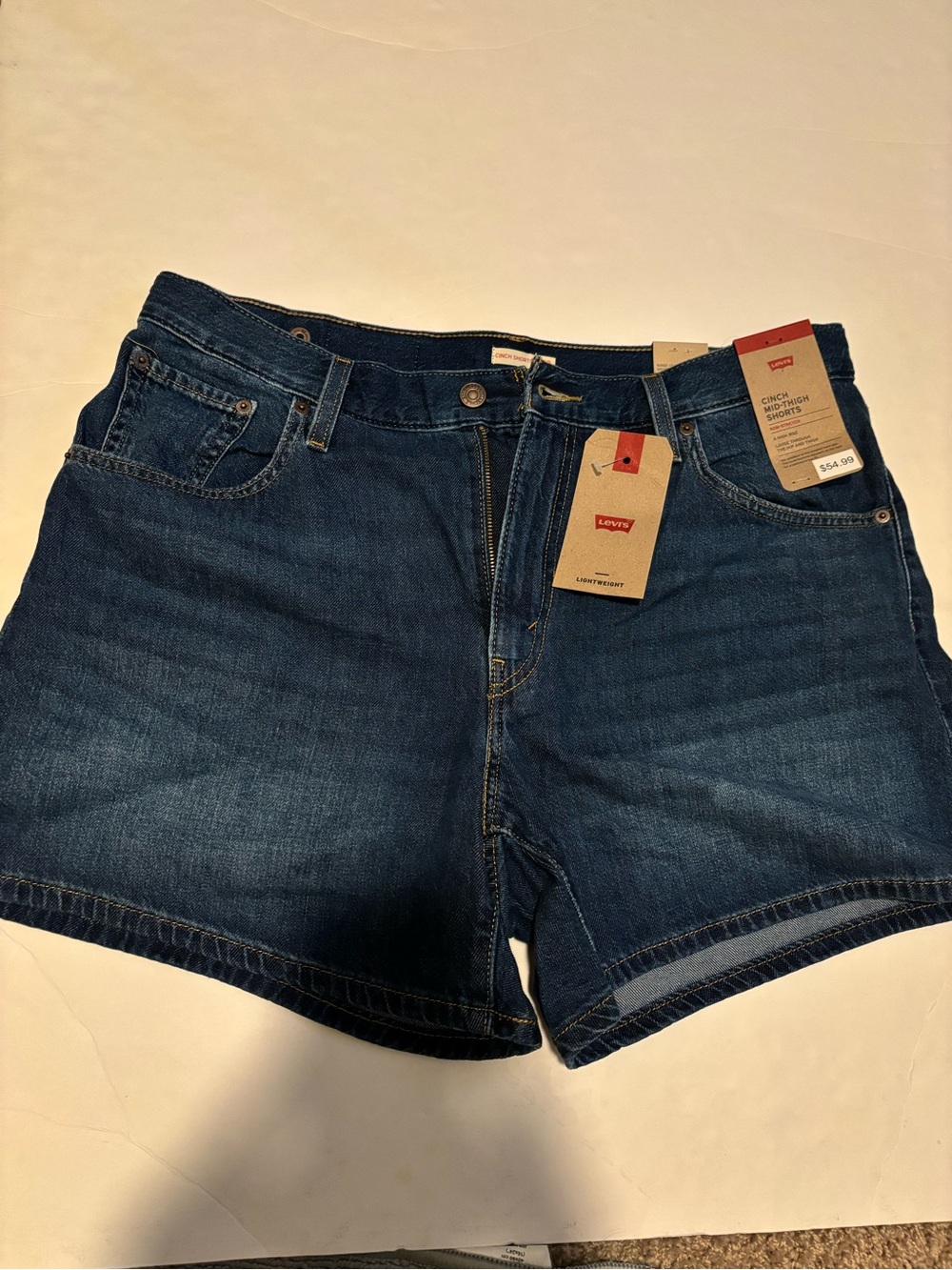 Levi's cinch mid- thigh Women's Denim Shorts